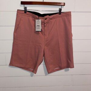NWT Stone Rose Dusty Rose Pink Knit 2-Ply Casual Shorts – Men’s Large PINK